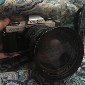 Minolta Film Camera & Soligor MACRO ZOOM LENS